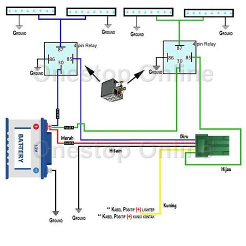Switch Honda Dual Saklar Mobil Crv-Hrv-Brv-Civic-City-Jazz-Brio-Mobilio Garansi