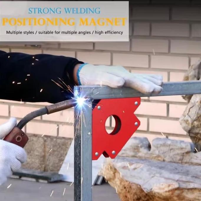 Galatama.Pends - Siku Magnet Las 6Pcs Arrow Magnetic Welding Holder Penarik Magnet