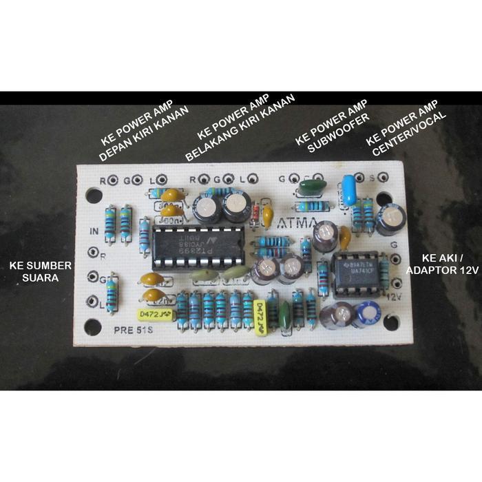Kit Pre-Amp 5.1S Home Theater Pt2399 Surround Processor Original Dan Terpercaya