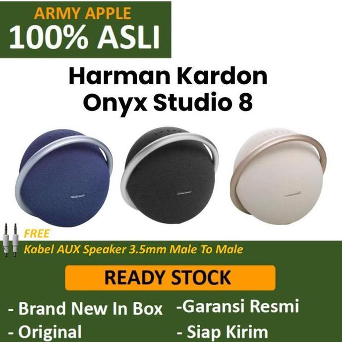 Terlaris Harman Kardon Onyx Studio 8 Speaker Portable Bluetooth Onyx 8 Original