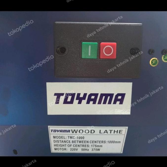 Mesin Bubut Kayu Toyama Tmc 1000 Wood Lathe - Bubut Kayu Toyama