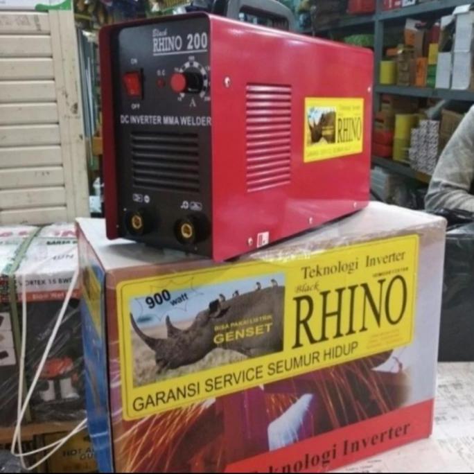 Rhino Mma 160 - Mesin Las Mma 160 Black Rhino