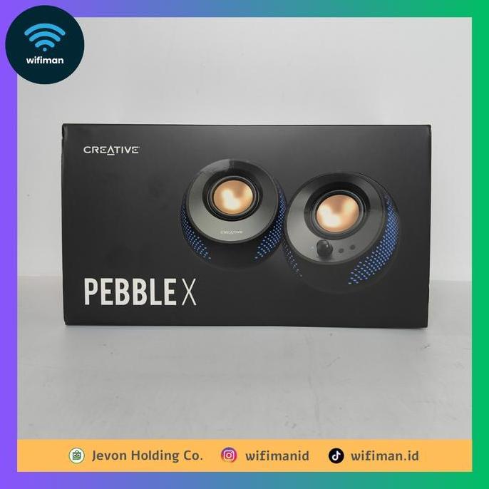 Terlaris Creative Labs Pebble X 2.0 Bluetooth 5.3 Usb C Aux Speaker Audio Pc Desktop Computer Komput