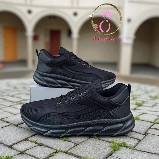 Sepatu Olahraga Bhayangkari Edition Full Hitam