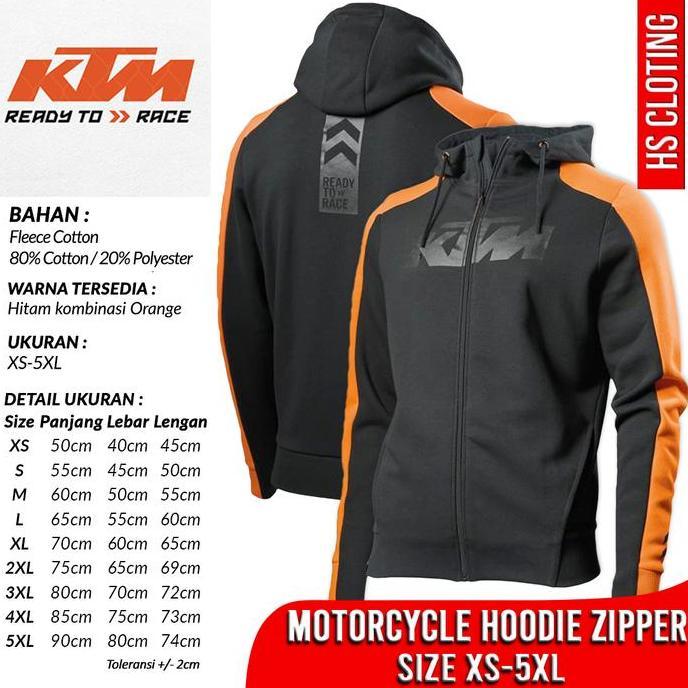 JAKET MOTOR KTM MOTOCROSS RACING RACER TEES READY TO RACE ORIGINAL DAN TERPERCAYA
