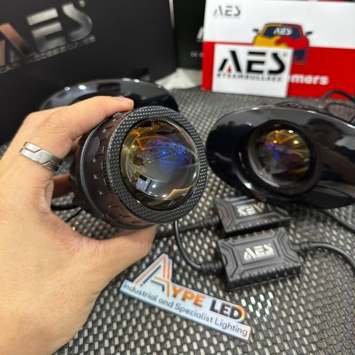 Original Aes Projector Biled Foglamp Mini 2 Inch Foglamp Oval Honda Toyota Non Laser Dan Laser | Fog