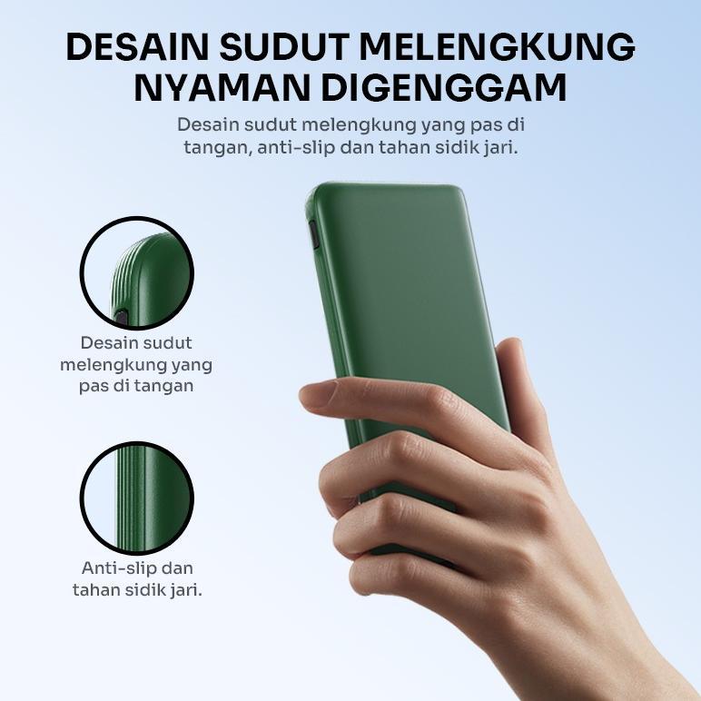 bestpromo best deals robot power bank 10000mah slim 12w 3 output 2 input super tipis 16mm ringan 220