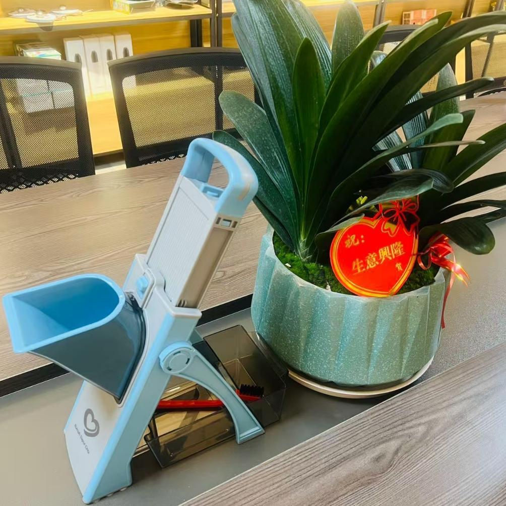 BIG PROMO BEST DEALS Alat pemotong sayur multifungsi, mesin pemotong dadu dan parut kentang rumah ta