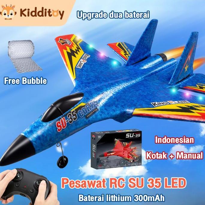 Berkualitas Mainan Pesawat Remote Control Rc Pesawat Terbang LED Glider Airplane