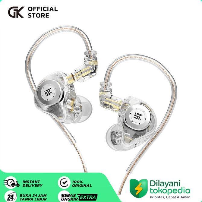 Terpercayamutu- Kz Edx Pro With Mic Hifi In Ear Monitor Earphone Alt Kz Edx Ultra