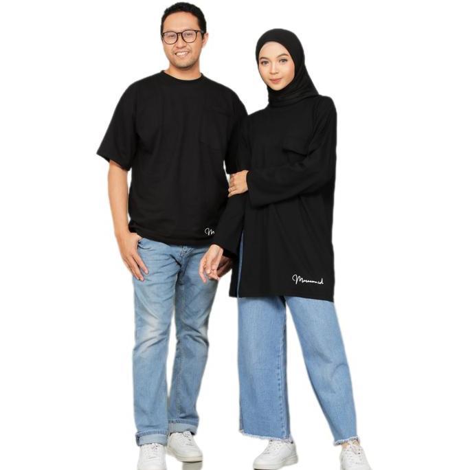 TUNIK KAOS COUPLE By Mareema Baju Kaos Couple