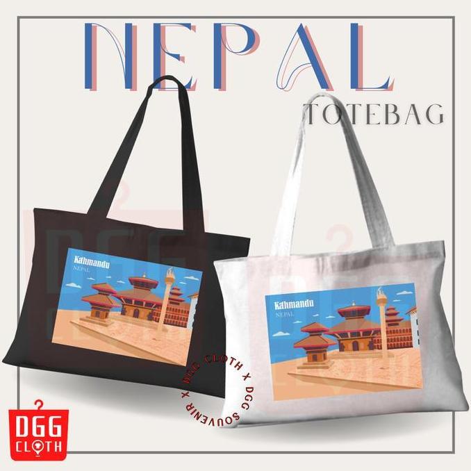 Spesial Dggclothing Totebag Souvenir Nepal Tas Oleh Oleh Nepal Model 2