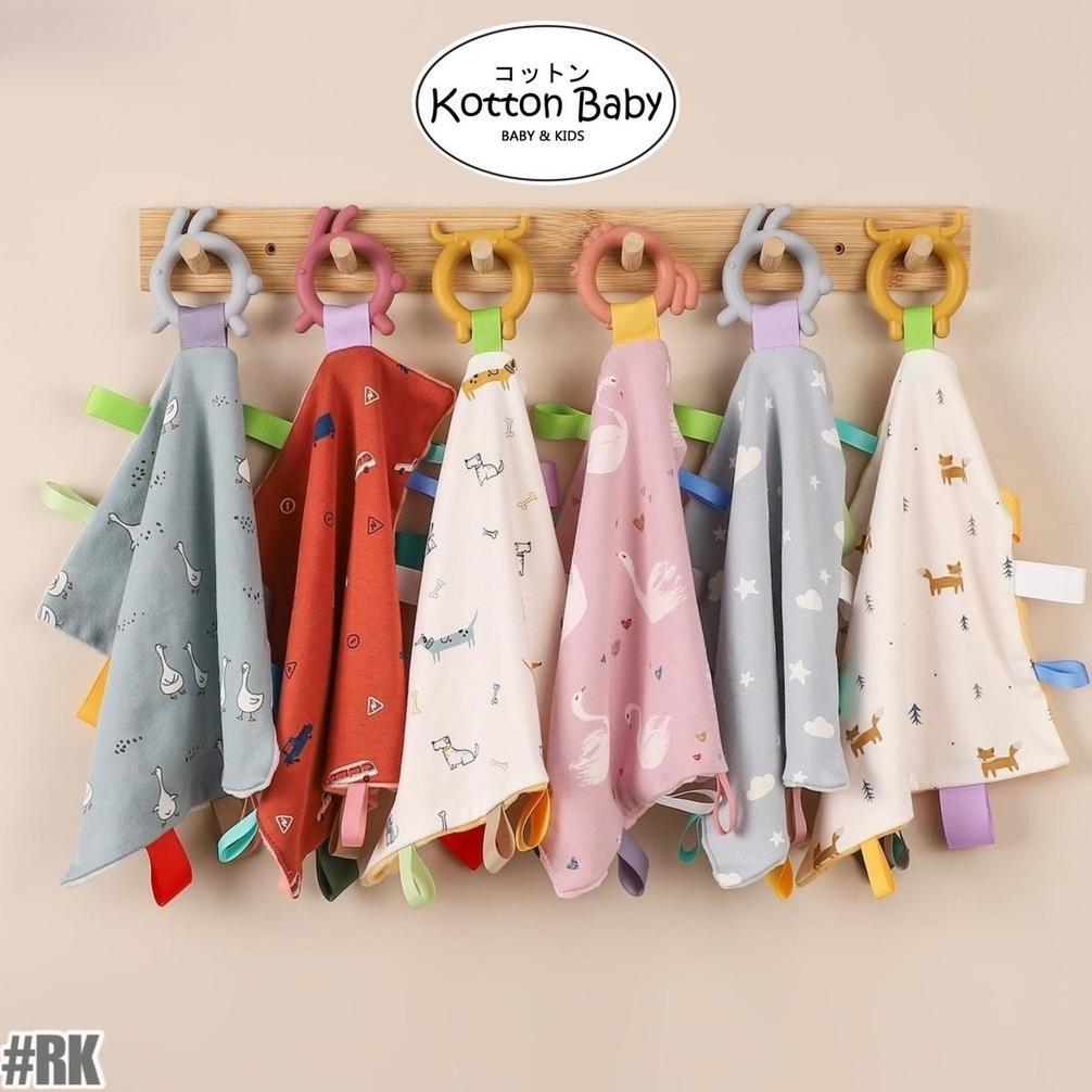 SAPU TANGAN TEETHER GIGIT MAINAN ANAK NEWBORN kotton baby CATALOG NSLR RK