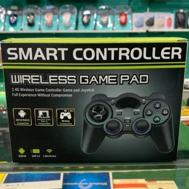 Gamepad Stick Wireless EF008 2.4G USB Receiver Joystick - Joy Stik Analog Controller Kontroler Conso