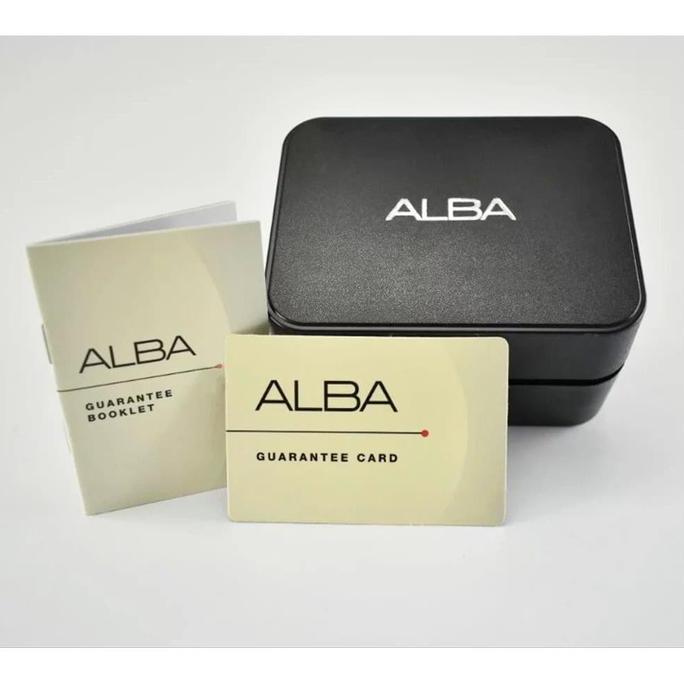 Alba AH7T82X1 Rubber Strap AHT82X Jam Tangan Wanita