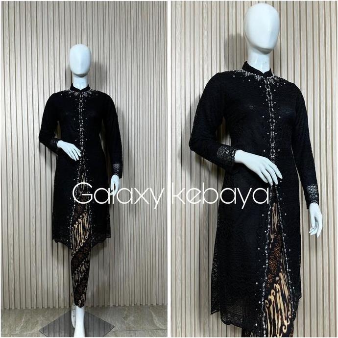KEBAYA DANIA /KEBAYA SHANGHAI PAYET FULL FURING /KEBAYA PAYET Baju Brokat Tunik Panjang