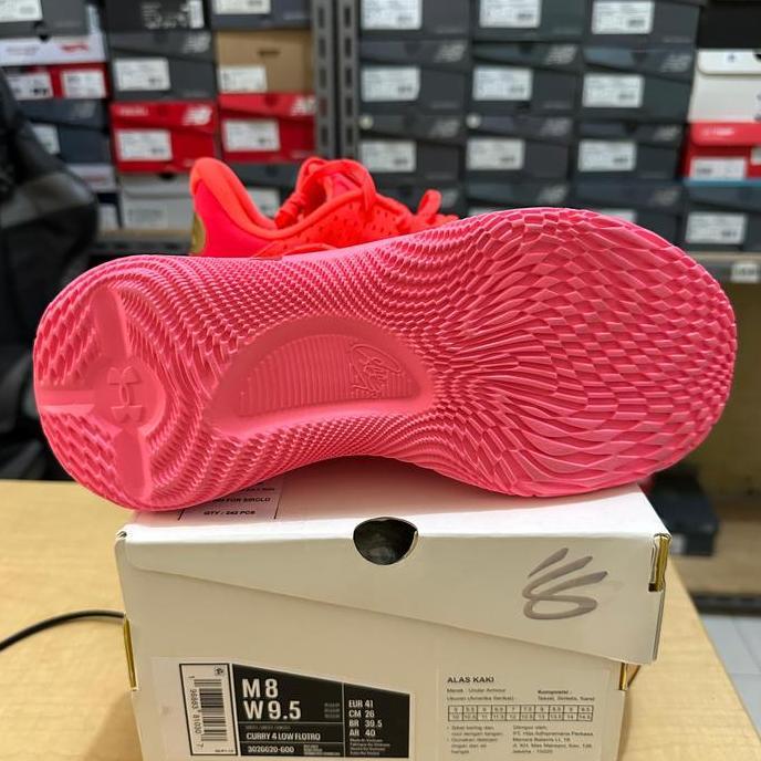 Under Armour Curry 4 Low Flotro Basket For Mens Original Bnib (3026620-600)