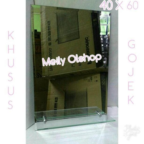Kaca Kamar Mandi/ Cermin Wastafel/ Cermin Kamar Mandi (GOJEK)