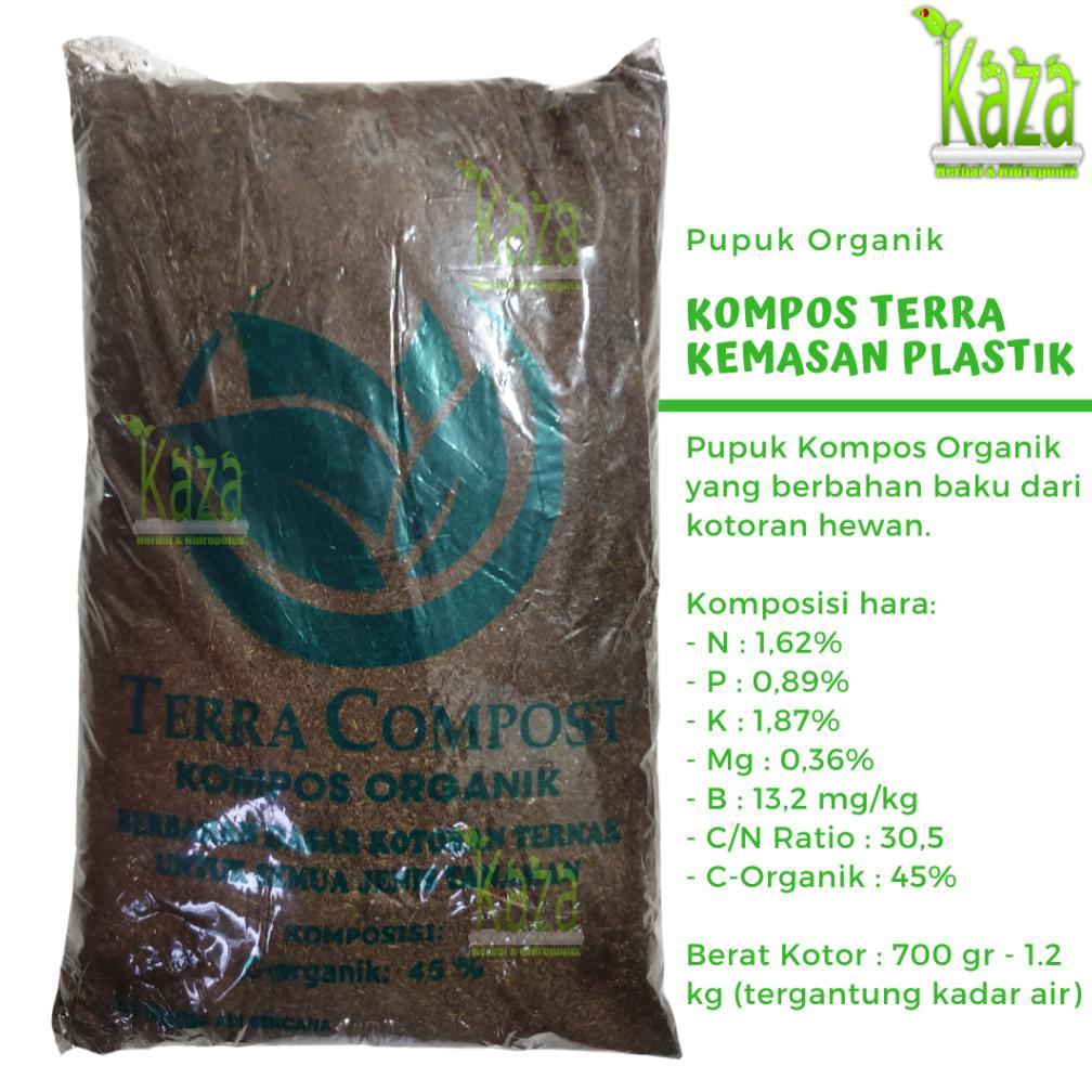 Promo Murah Pupuk Organik Kompos Terra Kemasan Plastik Berbahan Kohe Kotoran Hewan