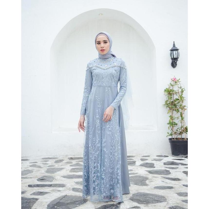 Namira Dress Brokat Pesta Baju Nikahan Tunangan Gamis Wisuda Kekinian