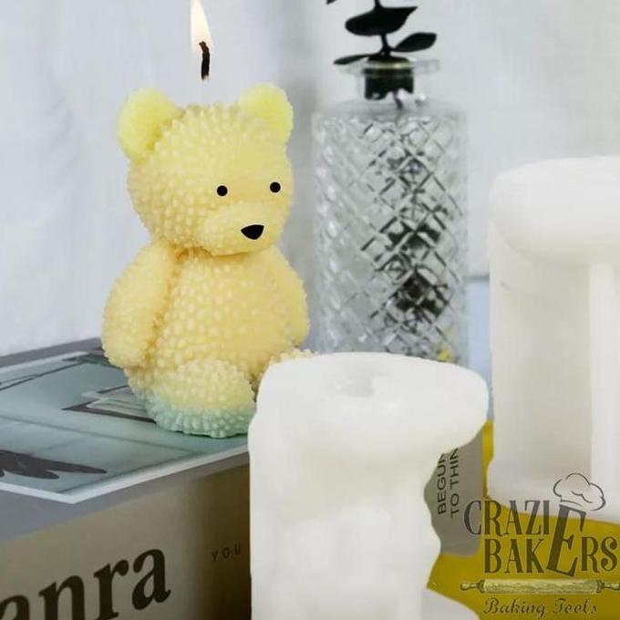 CETAKAN SILIKON BERUANG DURIAN BEAR CANDLE SILICONE MOLD