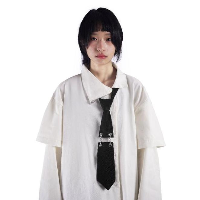 Tagged Coreporation Red Tie