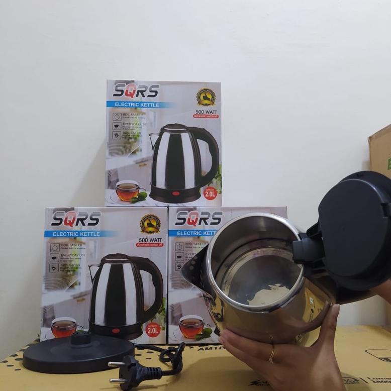 new deals best deals sqrs teko listrik 2 liter full stainless steel pemanas air electric kettle kete