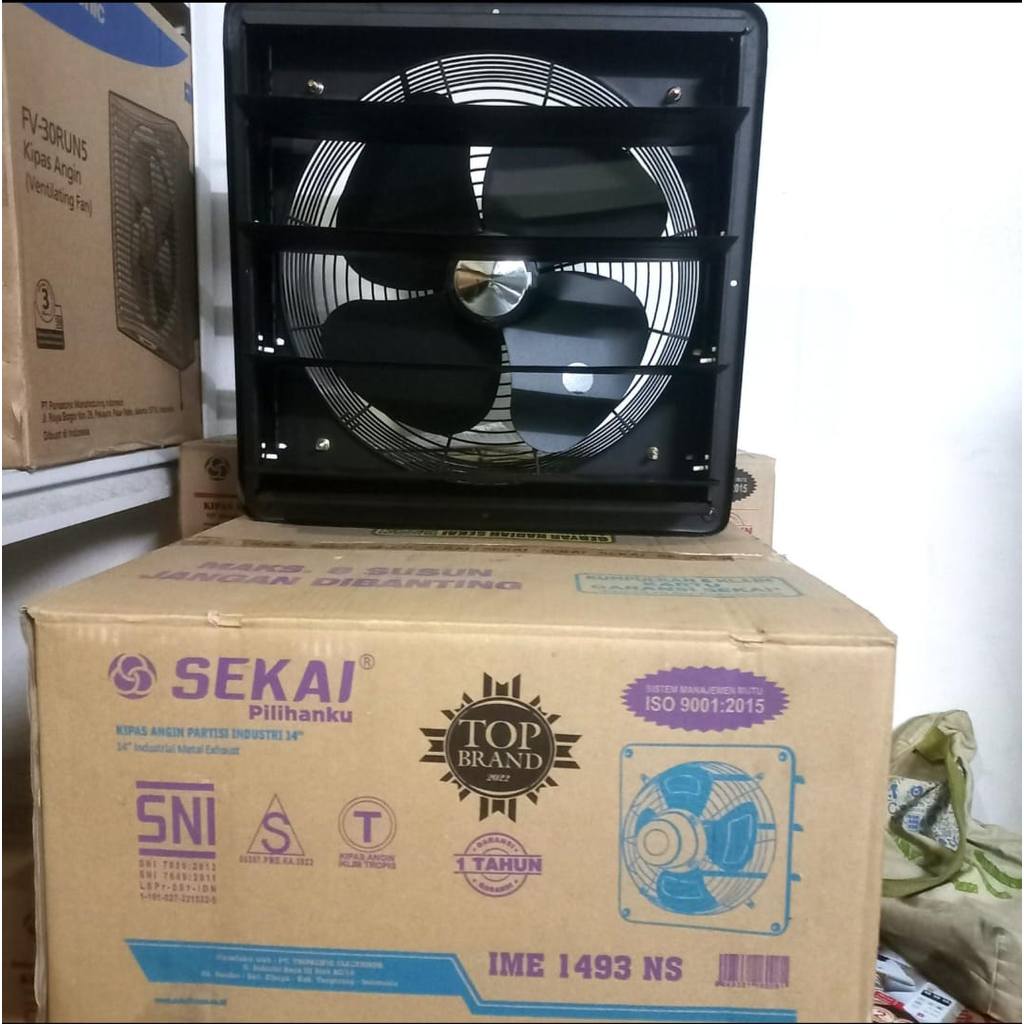 Exhaust Fan 14inch Exhaust 14 inch Industrial Sekai shutter IME1493NS
