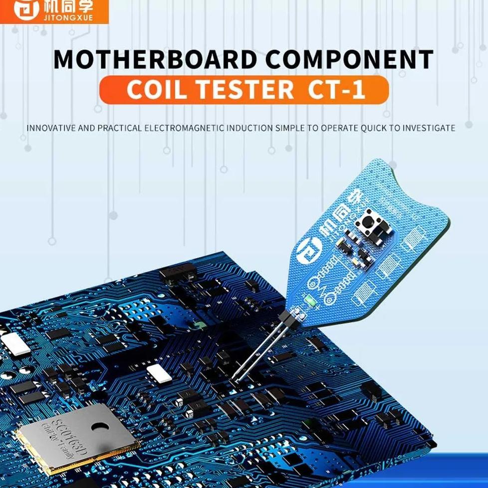 JTX Coil Tester CT-1 Motherboard Component Coil Tester High Precision Electromagnetic Detection Quic