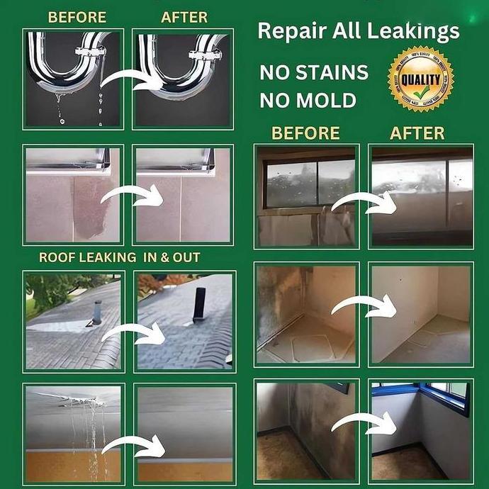 Promo YBL Paint Lem Anti Bocor Rembes Waterproof Coating 500g with Brush BV-03 Lem Anti Bocor Anti R