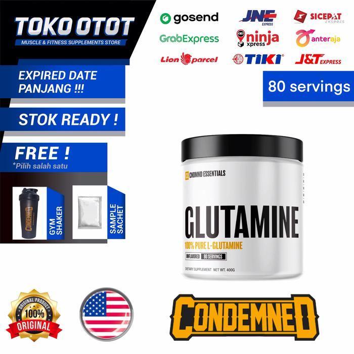 Condemned Glutamine 100% Pure L-Glutamine 80 servings CNDMND