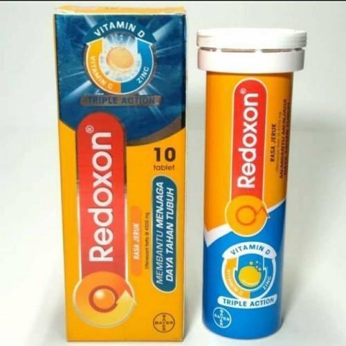 Redoxon EFFERVESCENT JERUK DAN BLACKCURRANT/ANGGUR isi 10
