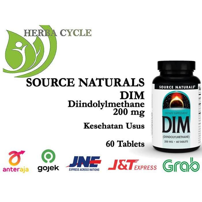 Source Naturals DIM (Diindolylmethane) 200 mg 60 Tablets Source Natural DIM