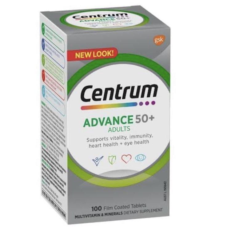 Centrum Advance 50+ isi 100 tablet