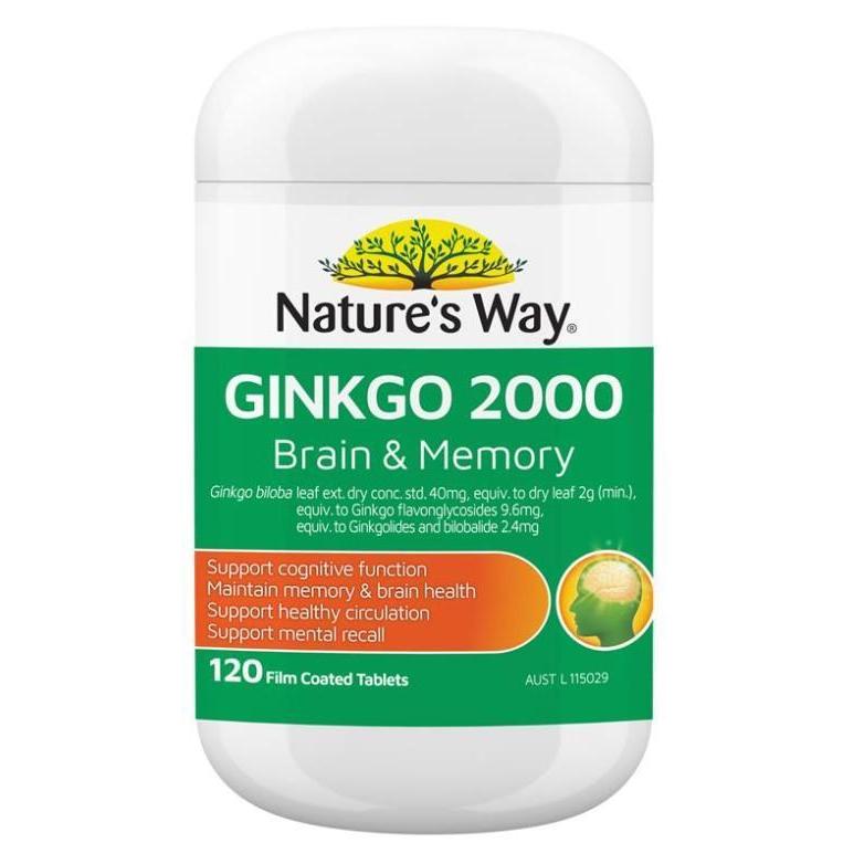 Nature's Way ginkgo biloba 2000mg