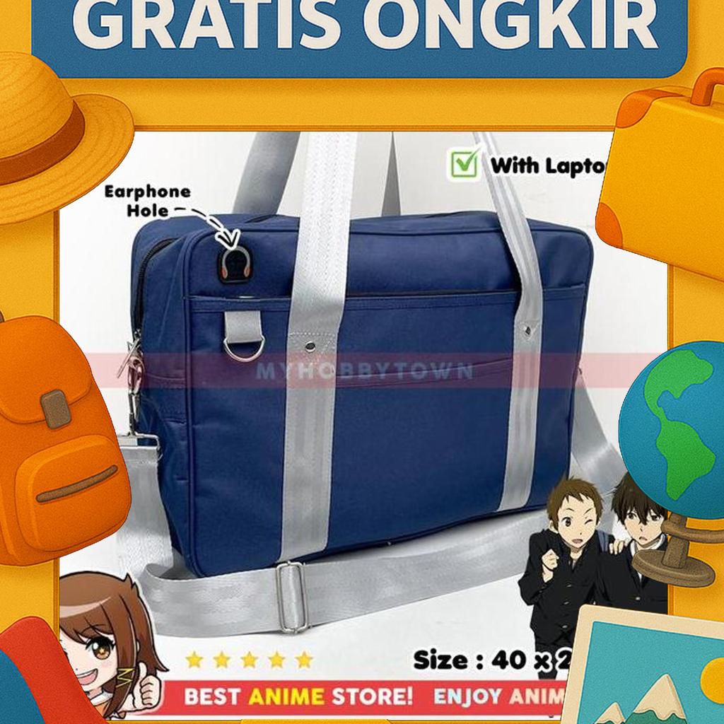 Tas Sma / Sekolah Jepang - Tas Anime - Anime Koukou Bag Hq Japanese School Bag