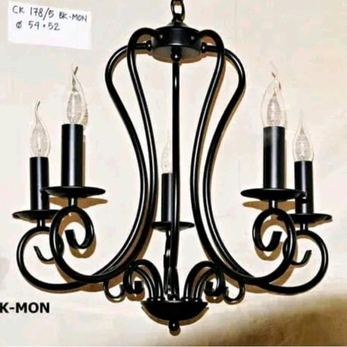 Terlaris Lampu Hias Gantung Minimalis Lilin Chandelier Ck 178/5