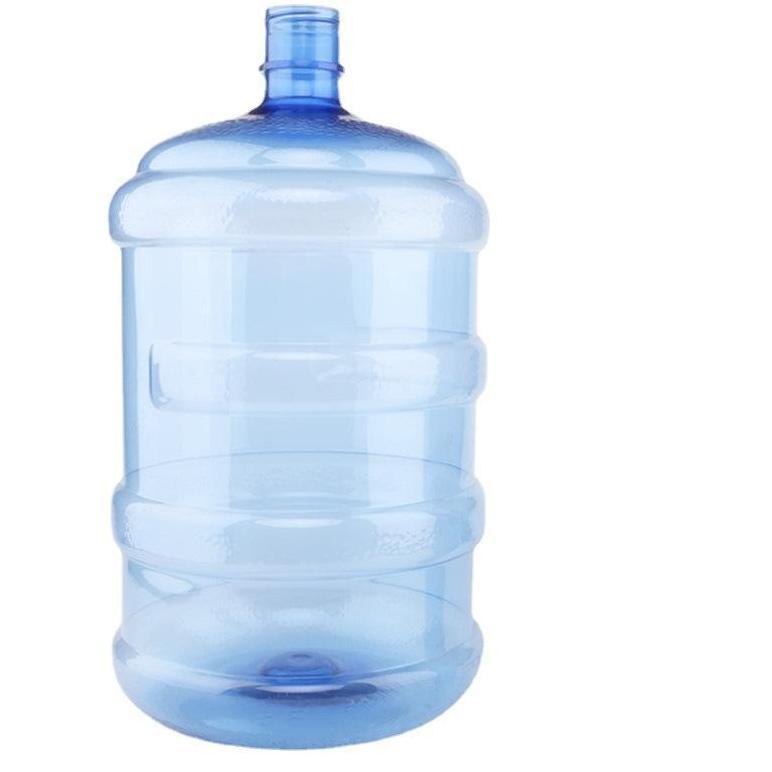 Galon Plastik 19-20 Liter Biru Polos Tebal Handle Kuat - Galon Air Minum Kosong Refill Murah