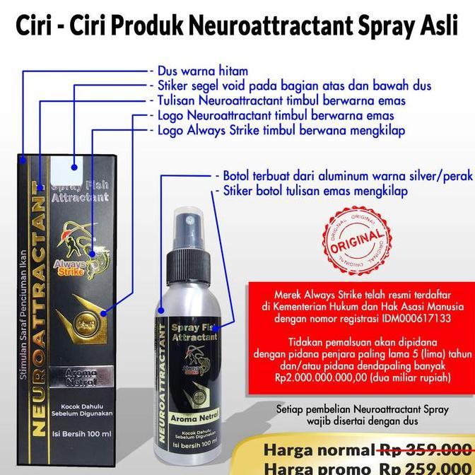 Neuroattractant Spray Fish Attractant Ikan Umpan Pancing Non Essen