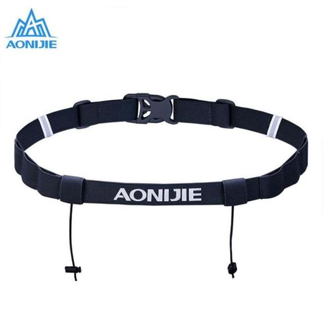 Aonijie BIB Race Number Belt E4076 tali BIB - Black