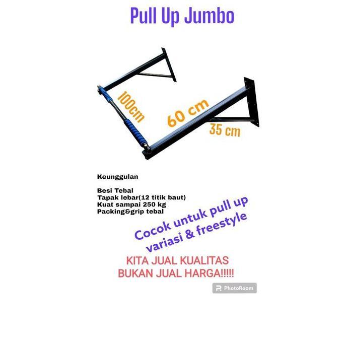 Promo alat Pull Up Bar Jumbo/ Alat Pull Up Bar Freestyle Alat Outdoor Diskon