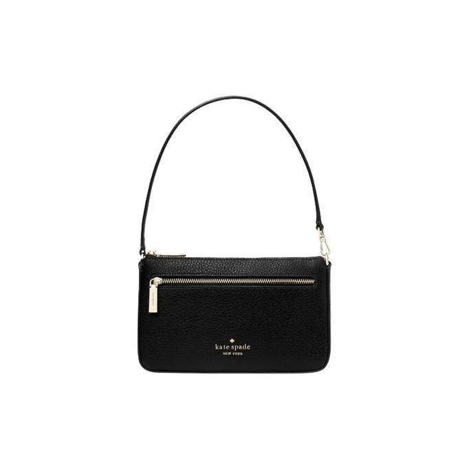 Tas Wanita Branded KS Leila Convertible Leather Wristlet - Black