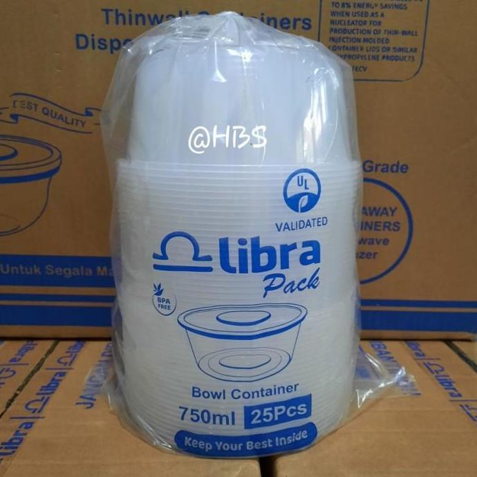 New- Thinwall Bowl/Bulat LIBRA 750ml