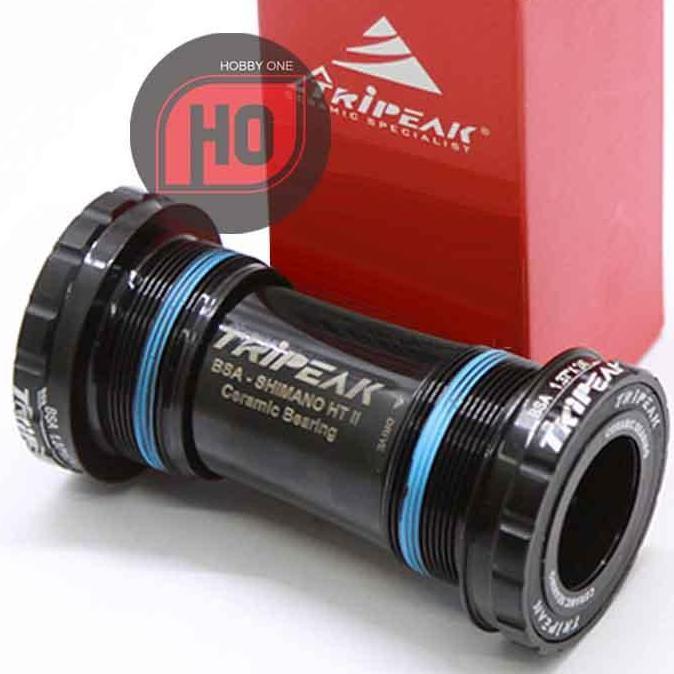 Promo TRIPEAK BB BSA CERAMIC Shimano HT2 Road Bottom Bracket BLACK Diskon