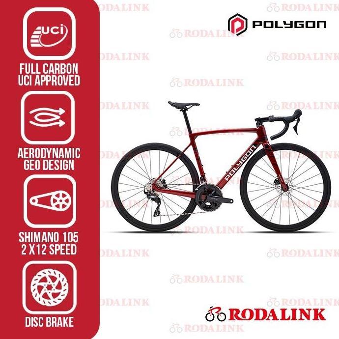 Promo Polygon Sepeda Road Strattos S7 Disc Diskon