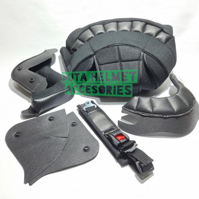 Busa Helm Bogo Universal Fullset Spon Pipi Inner Helm Bogo Motif Kulit Full Set