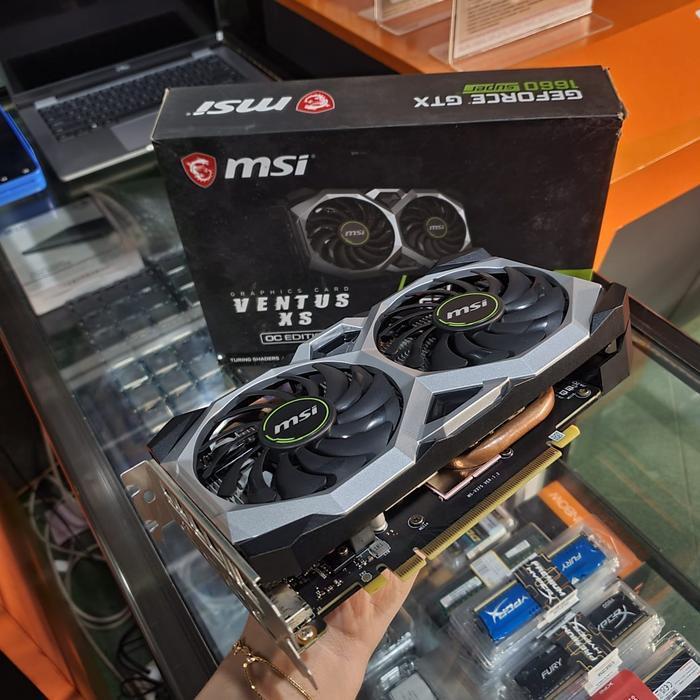 Vga Msi Geforce Gtx 1660 Super Ventus Xs Oc 6Gb Ddr6 192Bit ( Bundling - Wajib Order Pc Rakitan ) Or