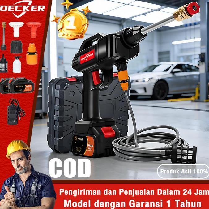 DECKER ALAT CUCI MOBIL AC MOBIL POWER SPRAYER CUCI STEAM BERKUALITAS POMPA MESIN STEAM ALAT CUCI MOB