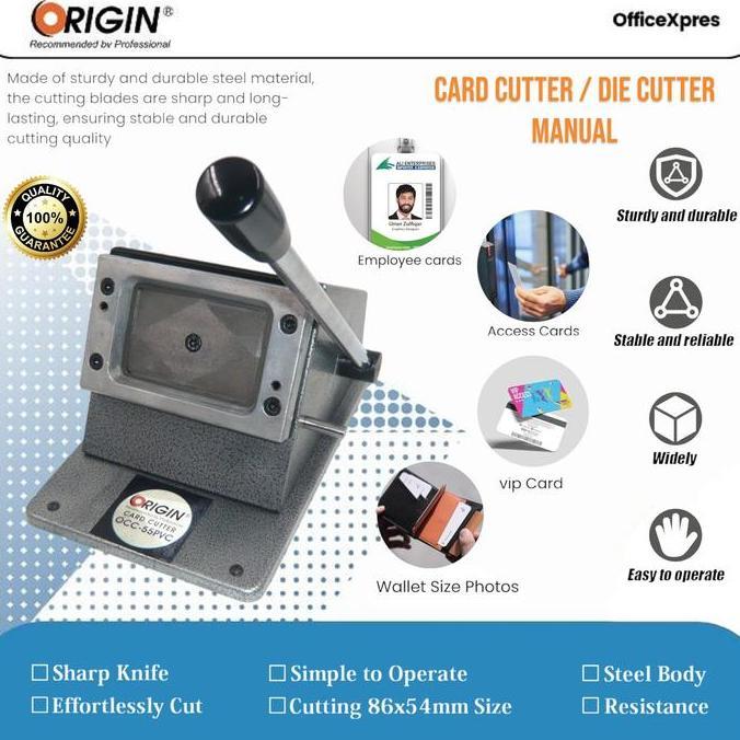 Alat Potong ID Card / Plong ID Card / PVC Card Cutter Origin OCC-55