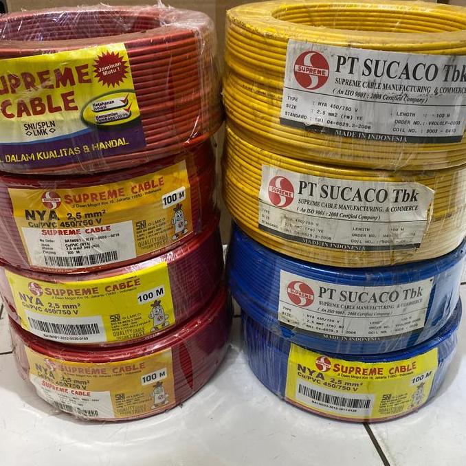 HARGA DISC - KABEL NYA SUPREME 2.5mm nya 2,5 supreme 100M